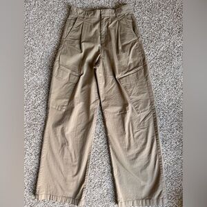 GAP Cargo Wide Leg Women's Tan Trousers
